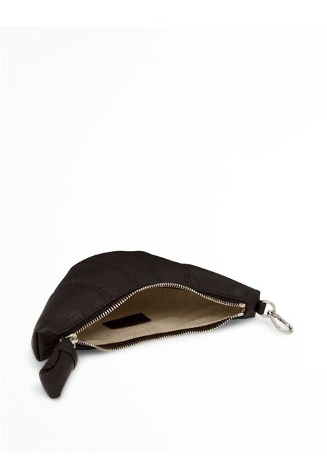 croissant coin purse unisex dark brown LEMAIRE | SL0054 LL0018BR490